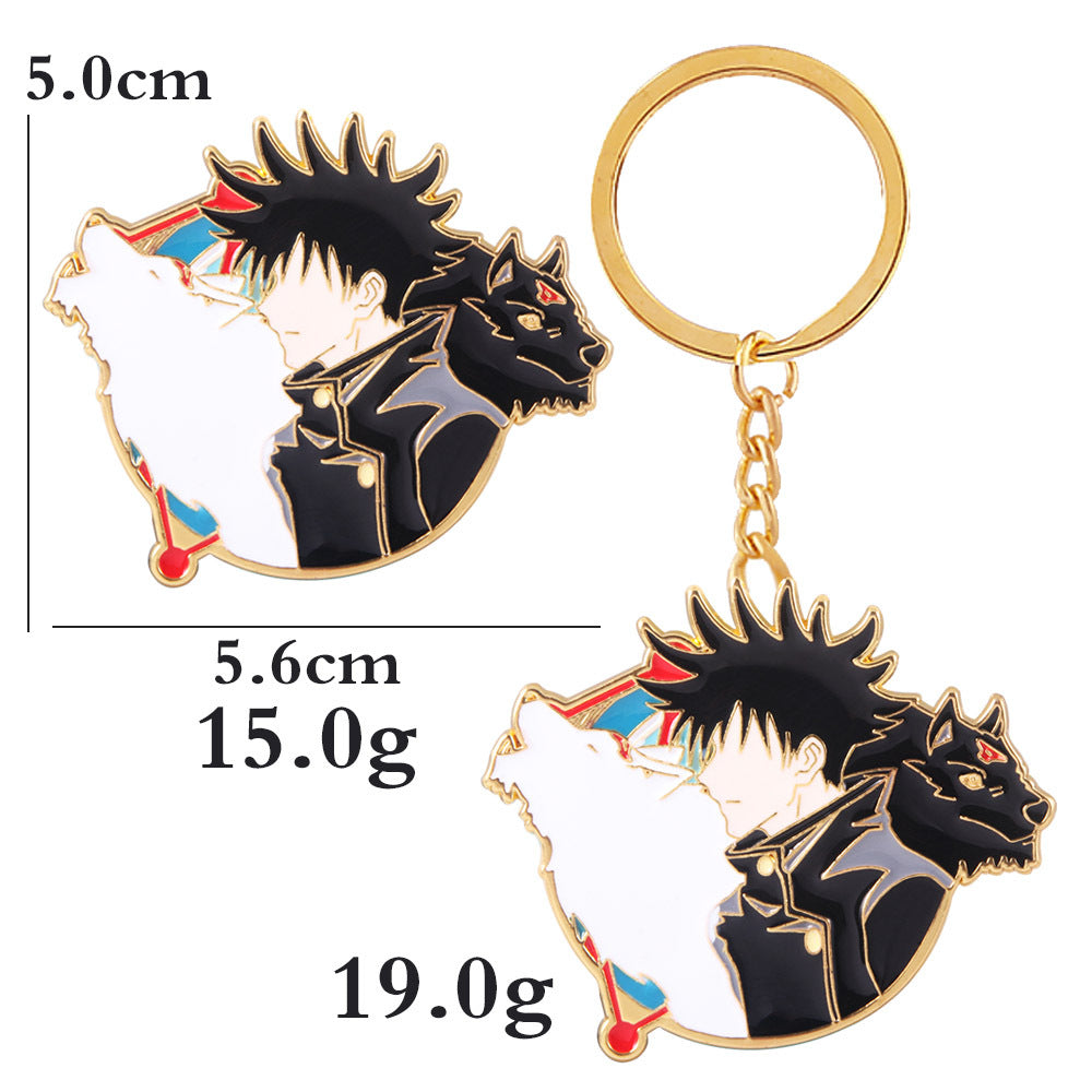 Exquisite Anime Metal Keychain Brooch Badge