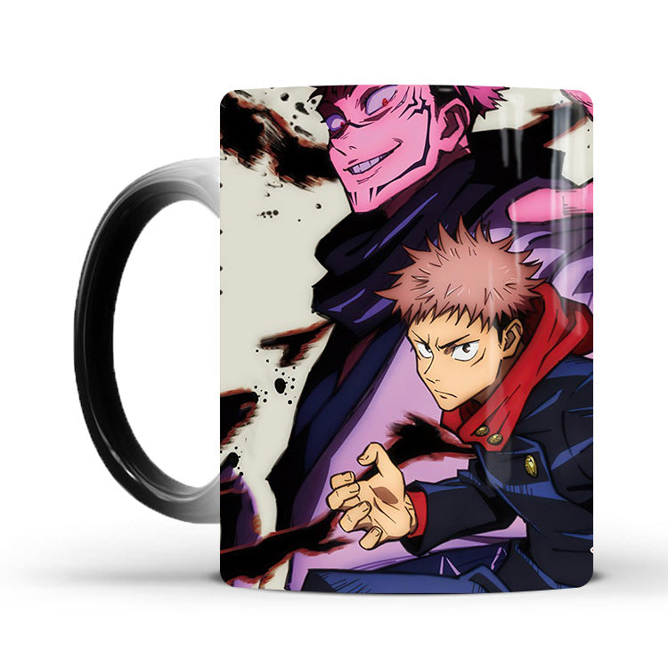 Heat-sensitive Anime Color-changing Ceramic Mug