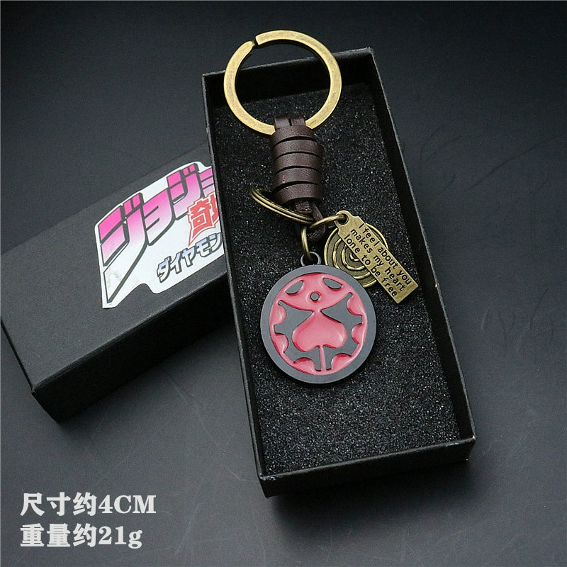 Anime Cowhide Rope Keychain Pendant