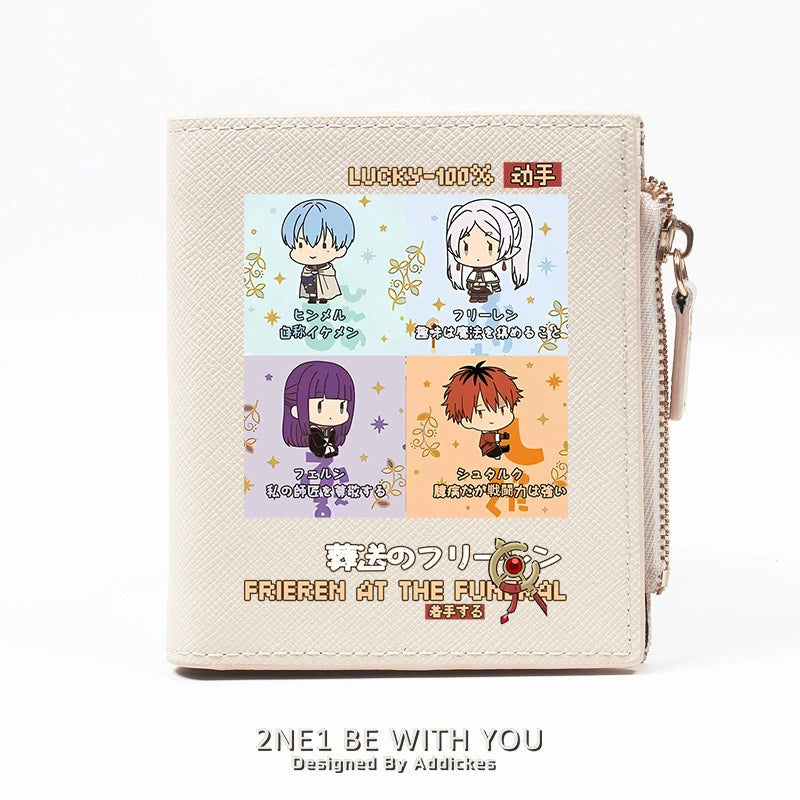 Anime Short Zipper Wallet