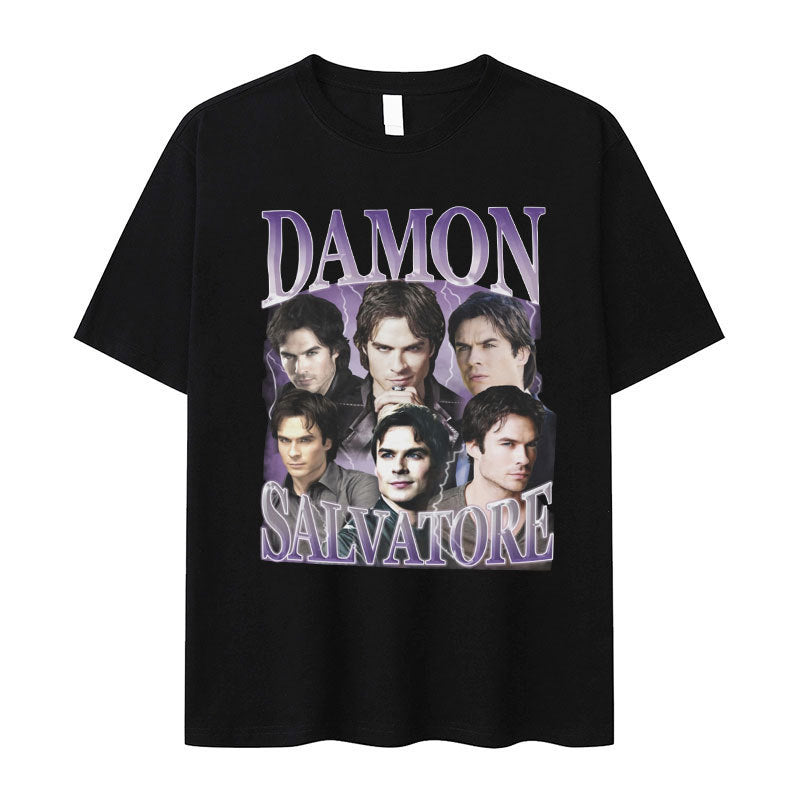Damon Salvatore TV Series Graphic T-Shirt