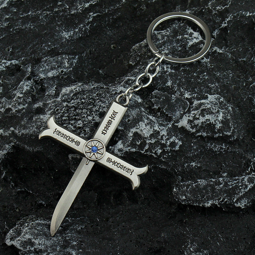 Cool Sword Cos Necklace Keychain Pendant