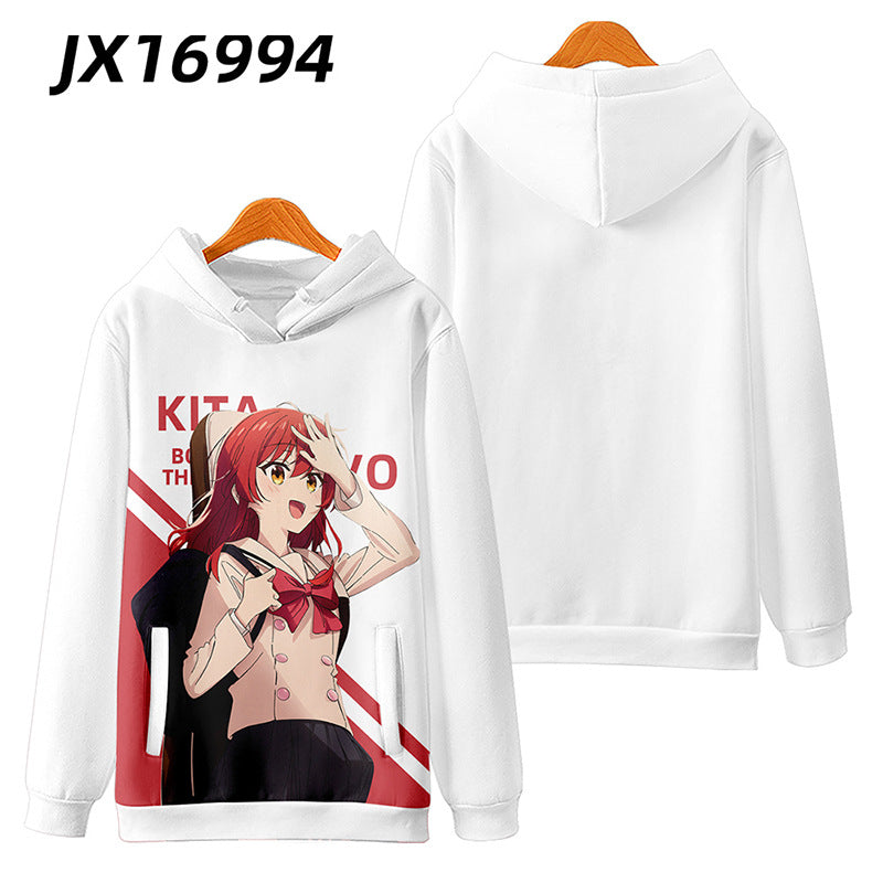 Trendy Anime Bocchi Cosplay Pullover Hoodie