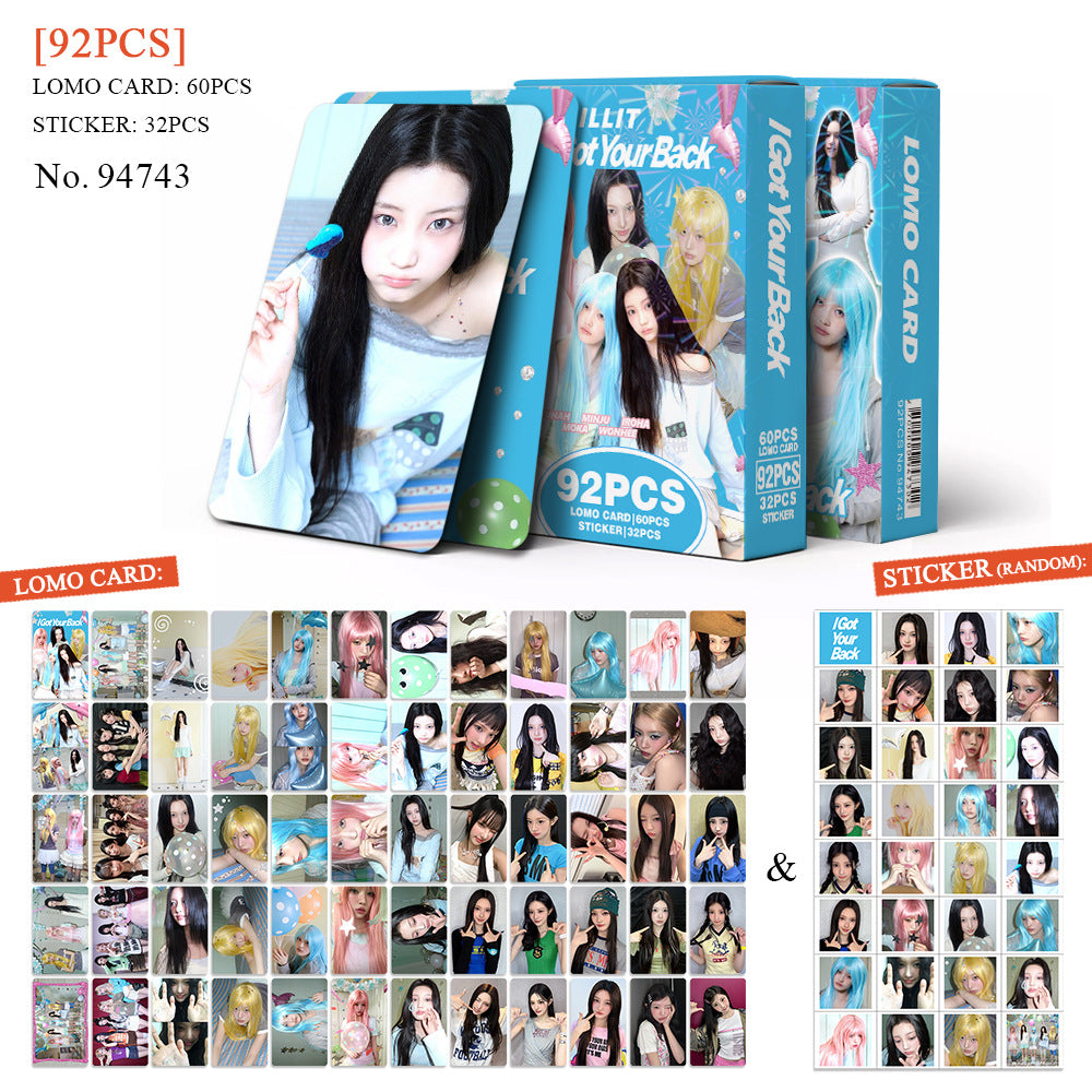 60pcs I Got Your Back Photocard Sticker