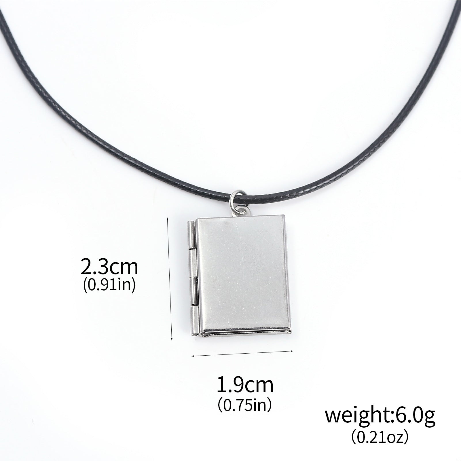 Creative Anime Opened Book Alloy Necklace