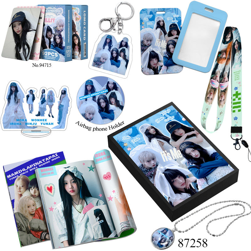 ILLIT Keychain PhotoCard Photo Album Big Gift Box