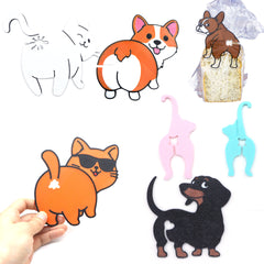 Cat Dog Butt Bread Clip