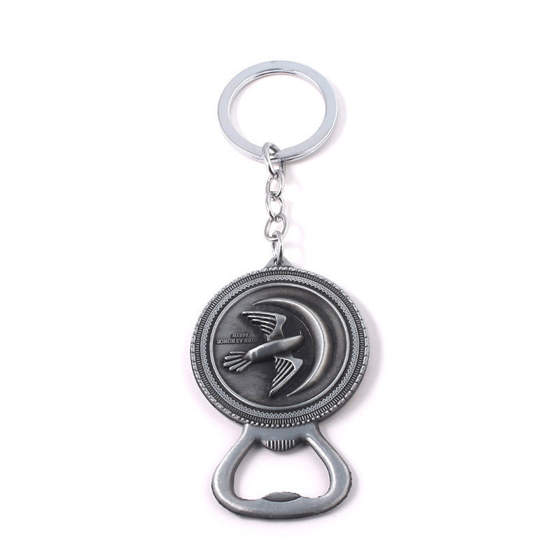 Dragon Wolf Bottle Opener Keychain Pendant