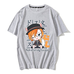 Casual Anime Graphic Short Sleeve T-Shirt