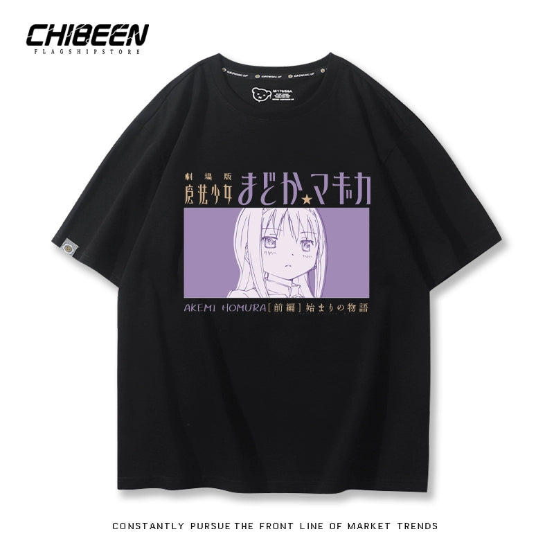 Women's Anime Print Half Sleeve T-shirt