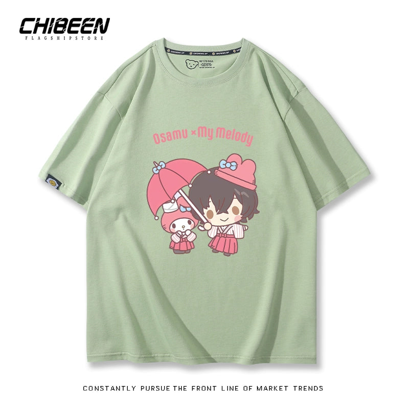 Men's and Women's Dazai Short Sleeve Cotton T-Shirt