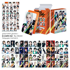 124PCS SKZ THIS & THAT Holographic Photocard Stickers