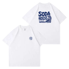 TWS Soda House Printed Cotton Top