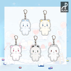 Kpop Cartoon Acrylic Key Ring Pendant Accessories