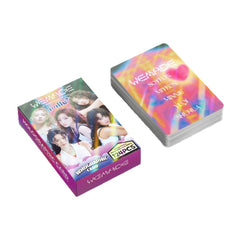 124PCS IDLE WE MADE Holographic Photocard Stickers
