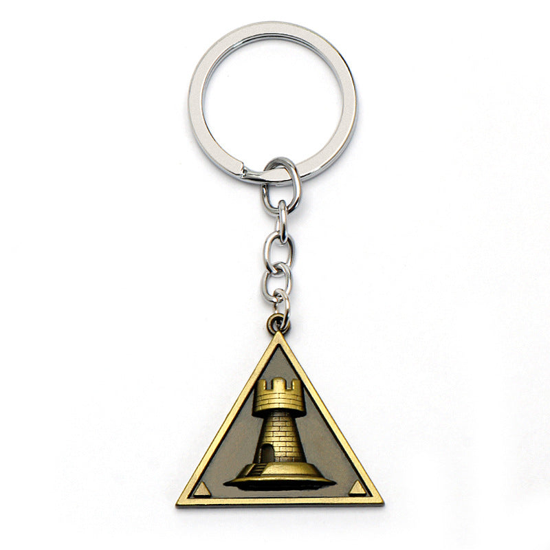 Game Logo Keychain Necklace