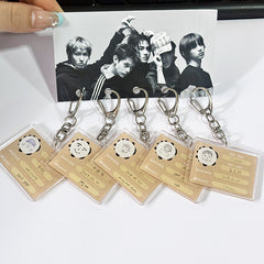 CORTIS ID Photo Pendant Keychain Set