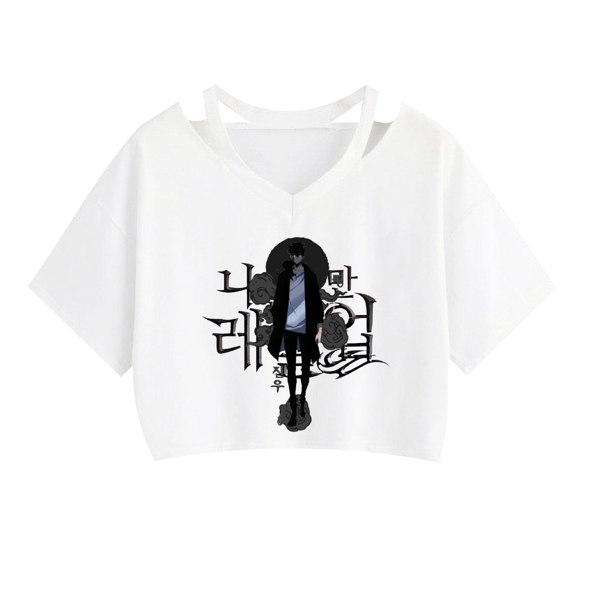 Women's Anime Graphic Printed Crop Top