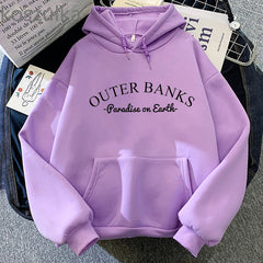 Trendy Casual Letter Printed Long-sleeved Hoodie