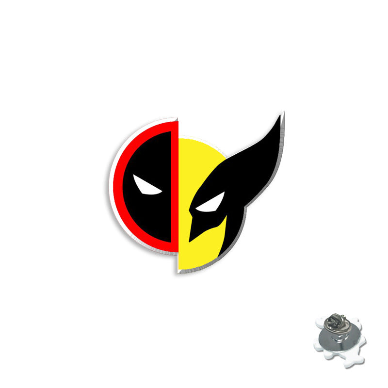 Deadpool and Wolverine Brooch Badge