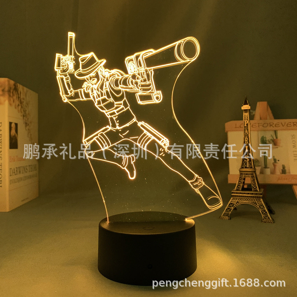 Colorful Anime Acrylic 3d Night Light