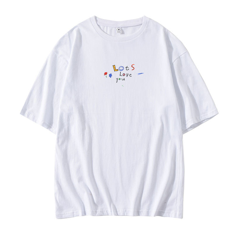 Wendy NingNing Cotton Versatile T-shirt