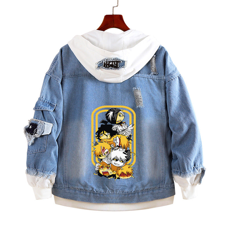 Trendy Anime Kurosaki Ichigo Denim Jacket