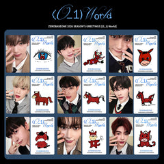 ZB1 PARALLEL WORLD Calendar Photocard