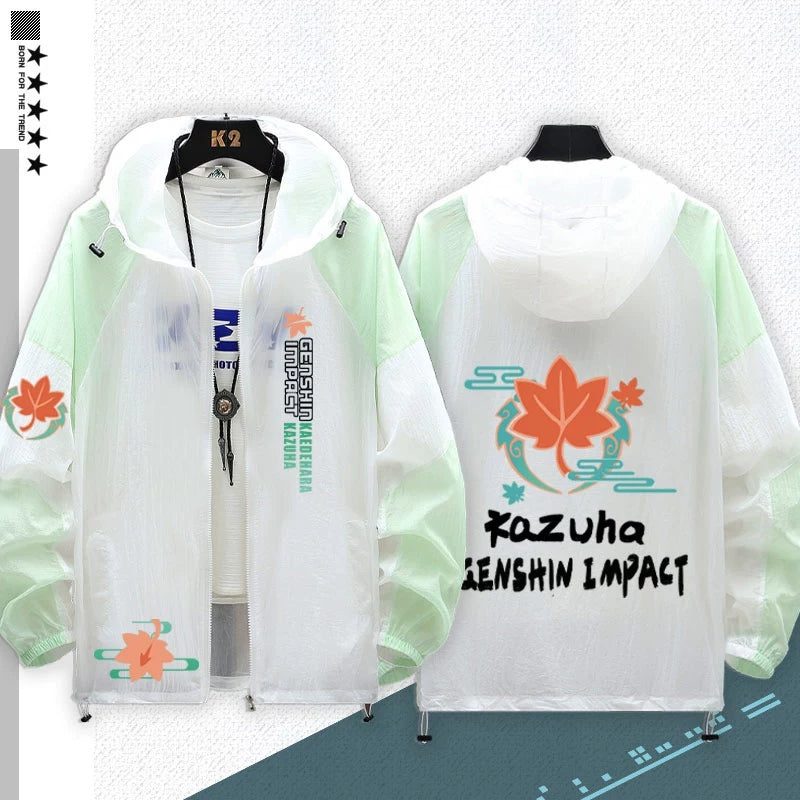 Unisex Game Logo Print Sunscreen Jacket