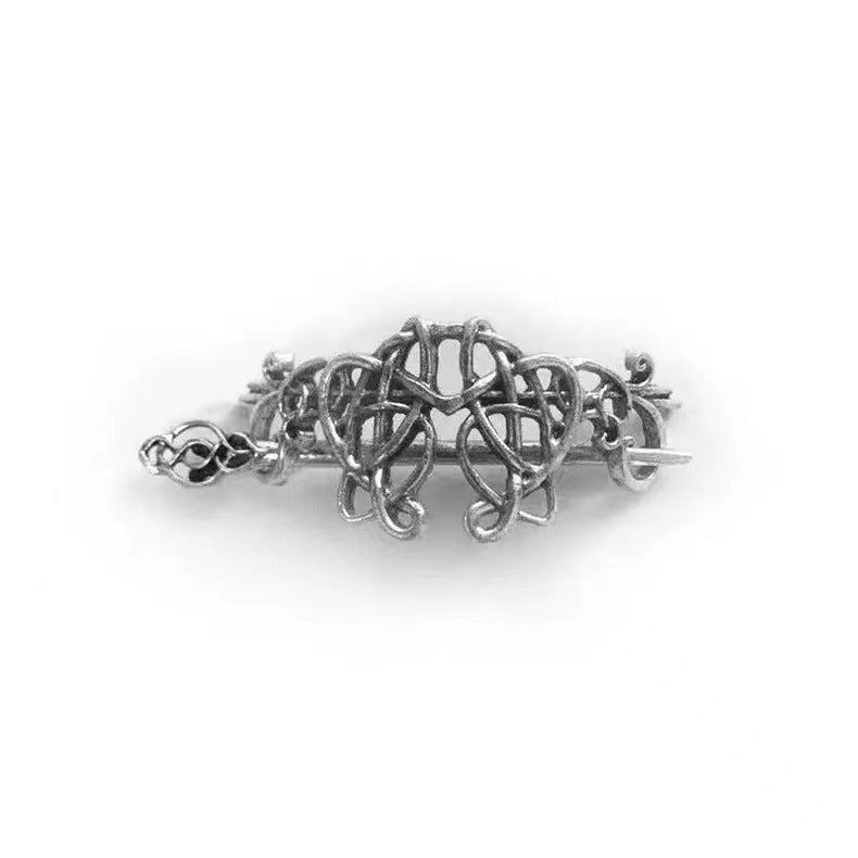 Ethereal Fantasy Sword Viking Dragon Hair Clip