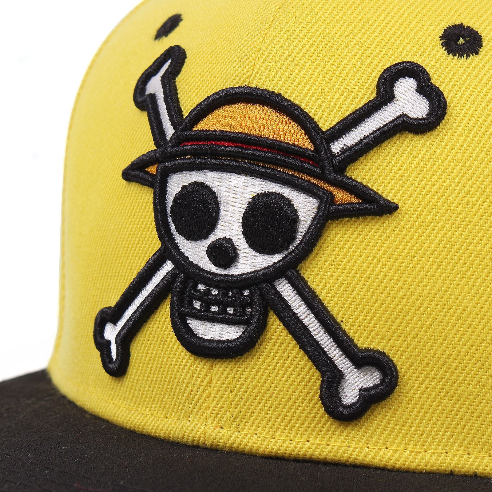 Cool Pirate King Embroidered Flat Brim Baseball Hat