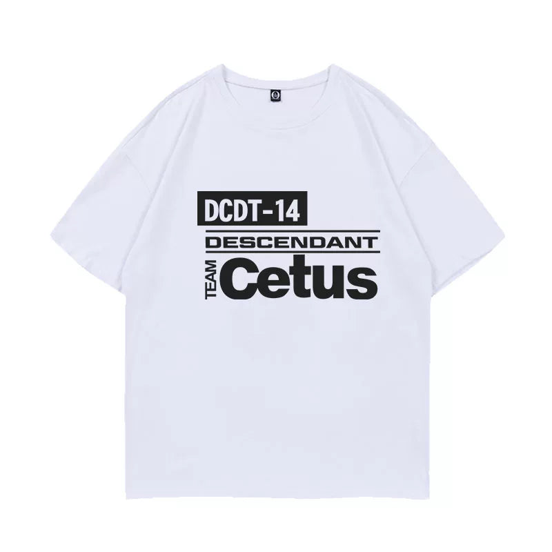 SHINYU Same Graphic Printed Round Neck T-shirt