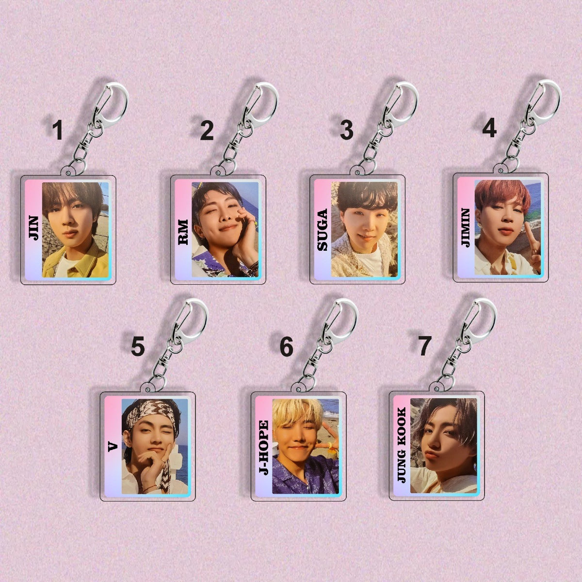 JIMIN JUNG KOOK Keychain Pendant