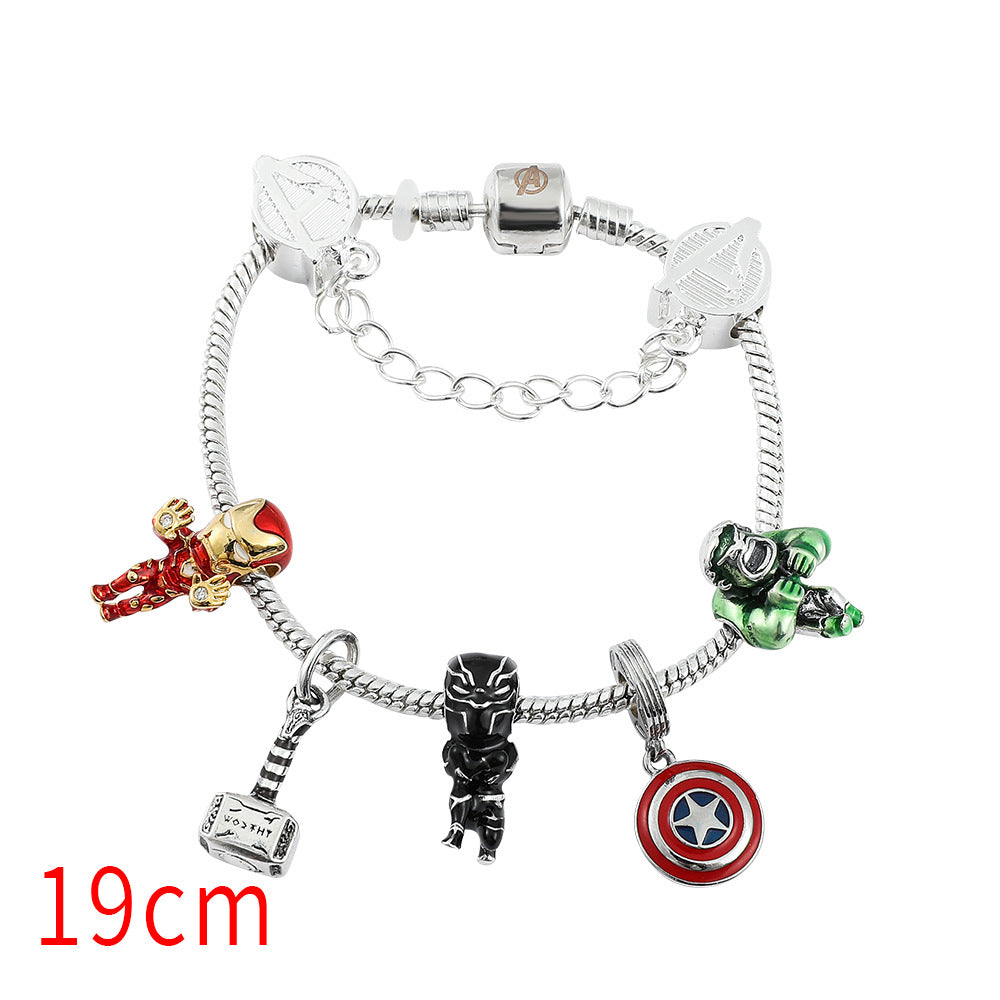 Chic Comic Beaded Bracelet