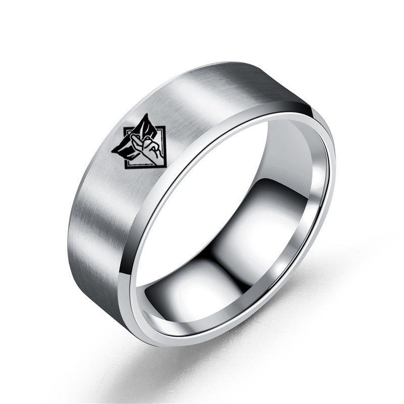 Cool Gojo Anime Stainless Steel Ring