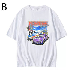Yeonjun Beomgyu Same Printed Short-sleeved T-shirt