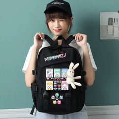 KPOP Cartoon Large-capacity Schoolbag Backpack