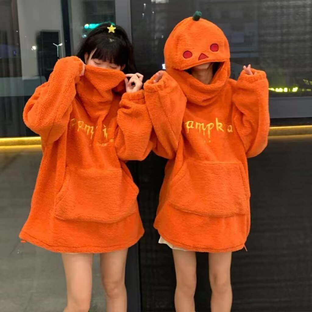 Pumpkin King Oversized Fleece Hoodie