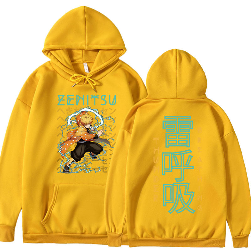 Unisex Anime Graphic Printed Casual Hoodie