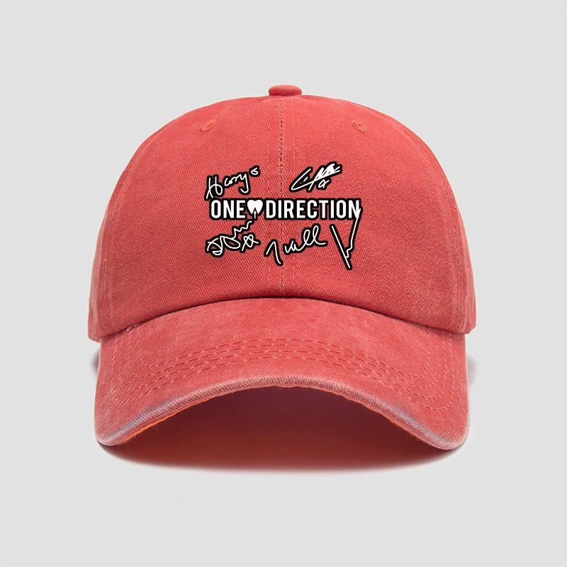 Group 1D Signature Baseball Cap