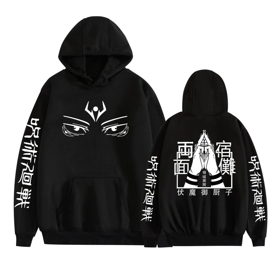 Unisex Trendy Anime Printed Loose Hoodie