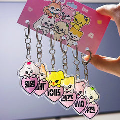 IVE "MINIVE" Name Tag Acrylic Keychain