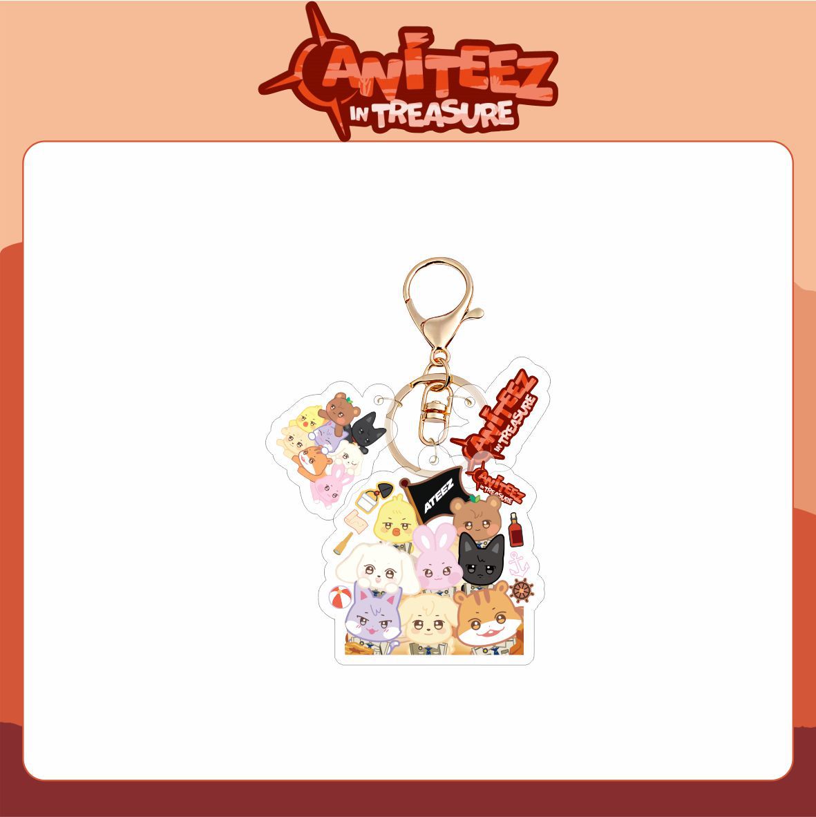 Aniteez Keychains Kpop Aniteez Cartoon Acrylic Keychains – TTAesthetic