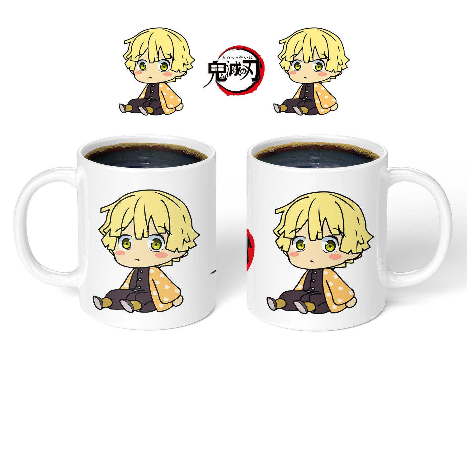 Lovely Anime Printed Ceramic White Mug