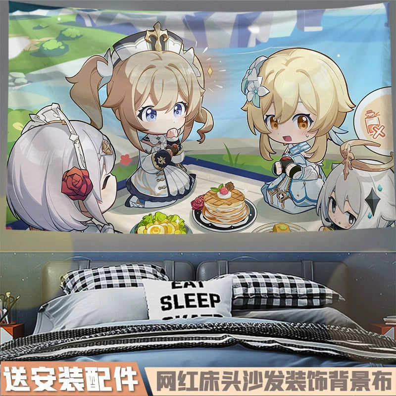 Game Family Photo Hanging Tapestry Decoration