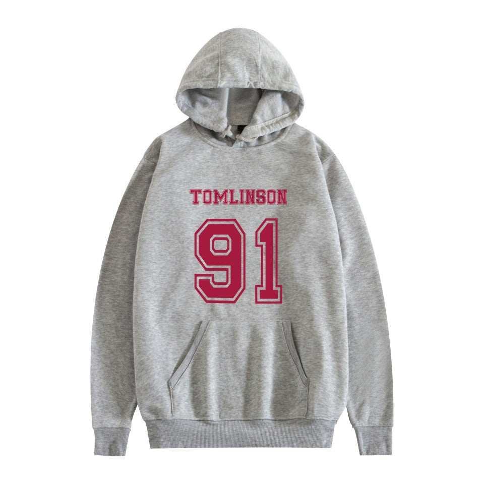 Unisex Louis Graphic Loose Pullover Hoodie