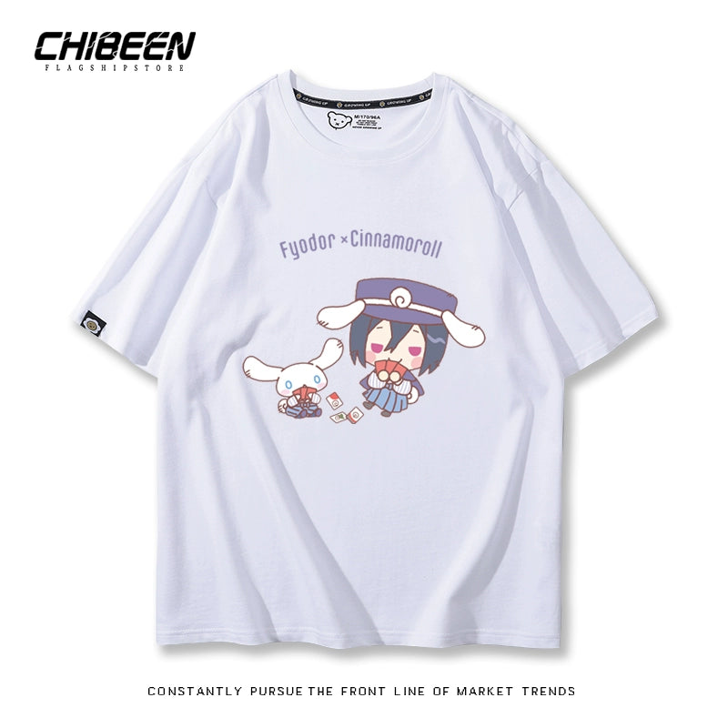Men's and Women's Dazai Short Sleeve Cotton T-Shirt