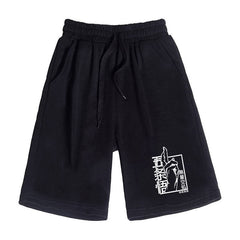 Unisex Anime Print Casual Sports Shorts