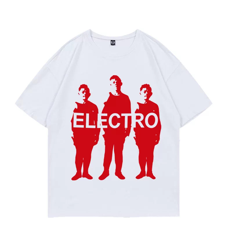 KEONHO Style Cotton Crew Neck Printed T-shirt
