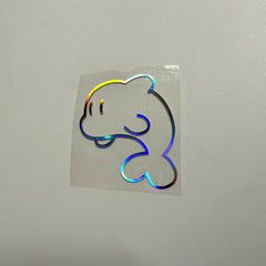 KPOP Cartoon Animal Laser Sticker